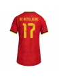 Ženske Nogometnih dresov Belgija Charles De Ketelaere #17 Domači SP 2026 Kratki rokavi Ženske Nogometnih dresov Belgija Charles De Ketelaere #17 Domači SP 2026 Kratki rokavi